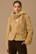 Arial cardigan with scarf