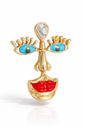 Face3 Brooch