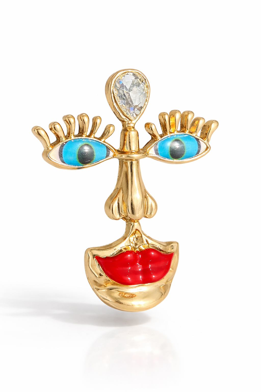 Face3 Brooch