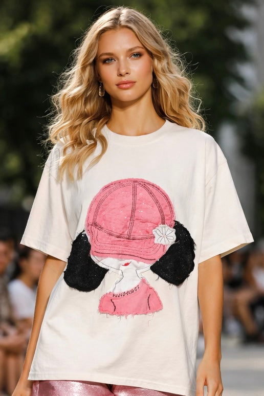 Pink girl t-shirt