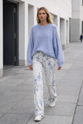 Animal print jean