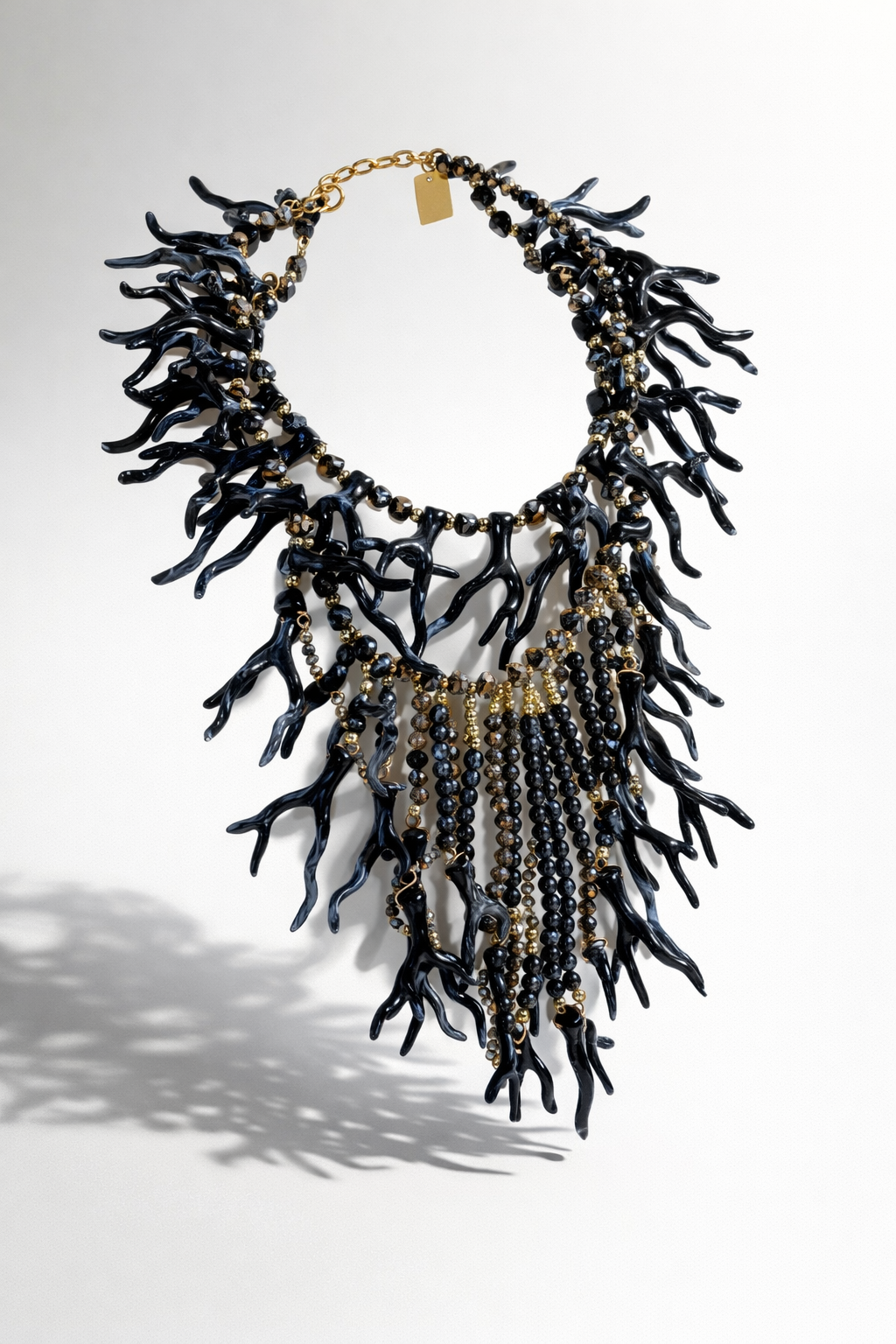 Noir Corail Couture Necklace