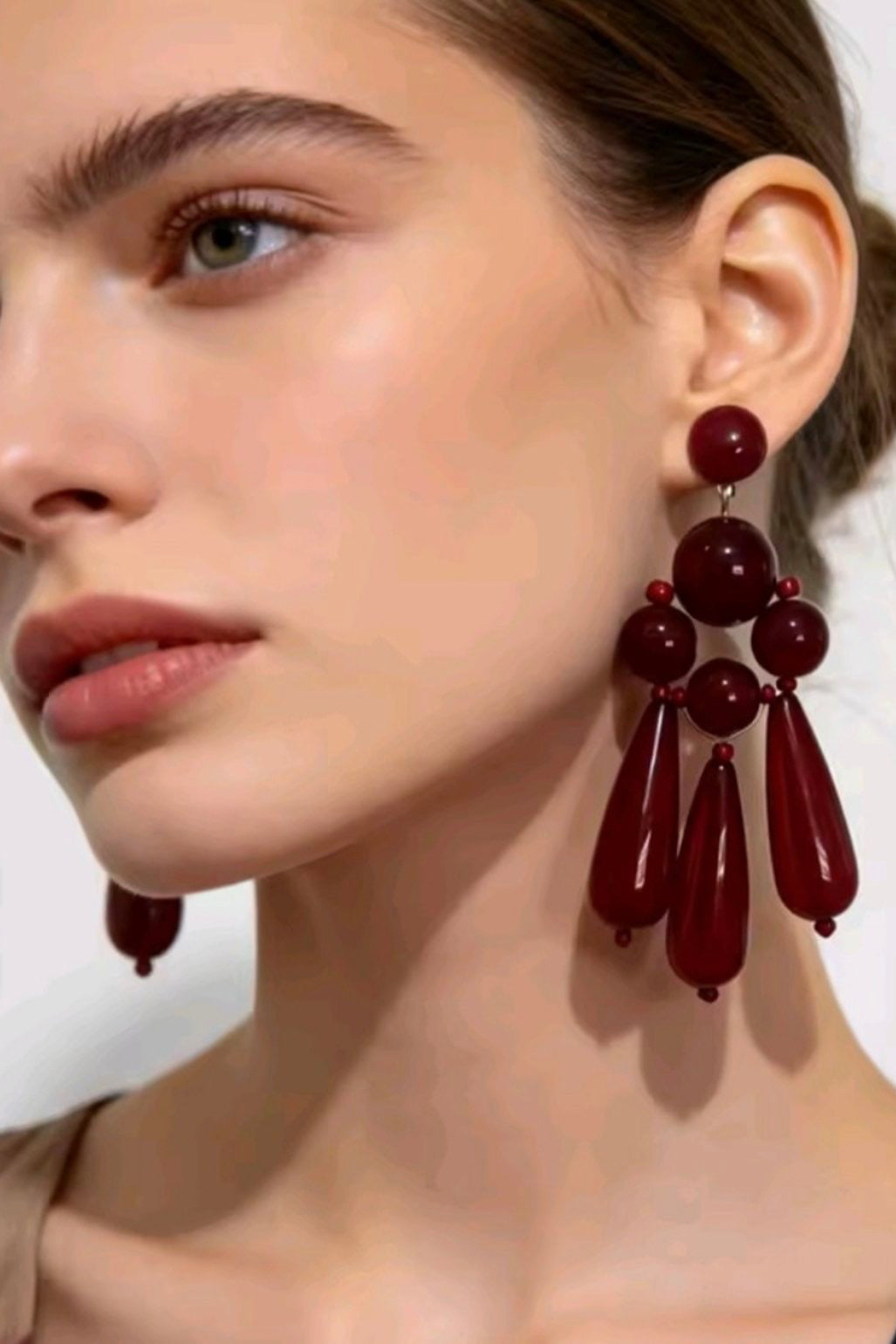 Red earrings