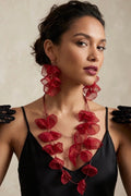 Red Bloom Necklace