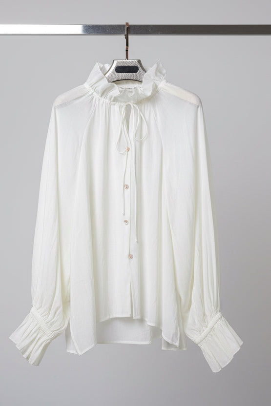 Romantic Ruffle neck blouse